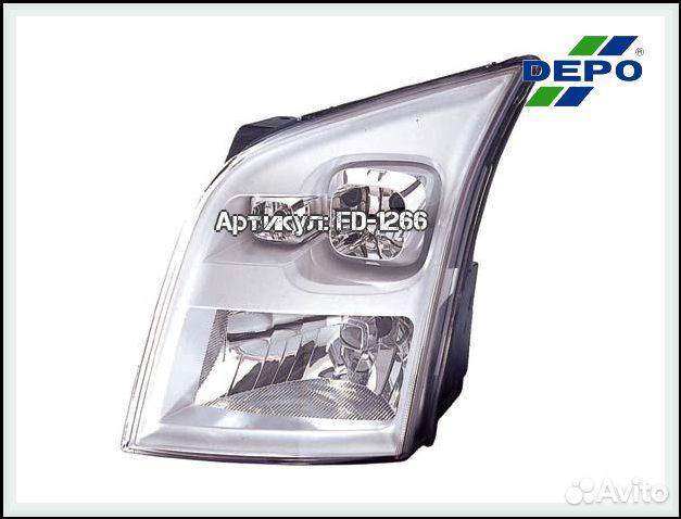 Фара левая под корректор Ford Transit Mark 7