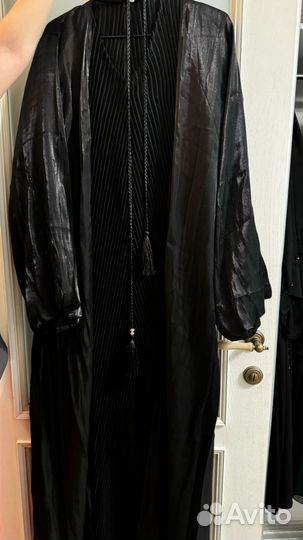 Органза абая с платьем из Дубая