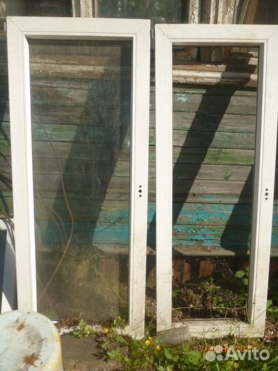 Оконные рамы, пластик б/у