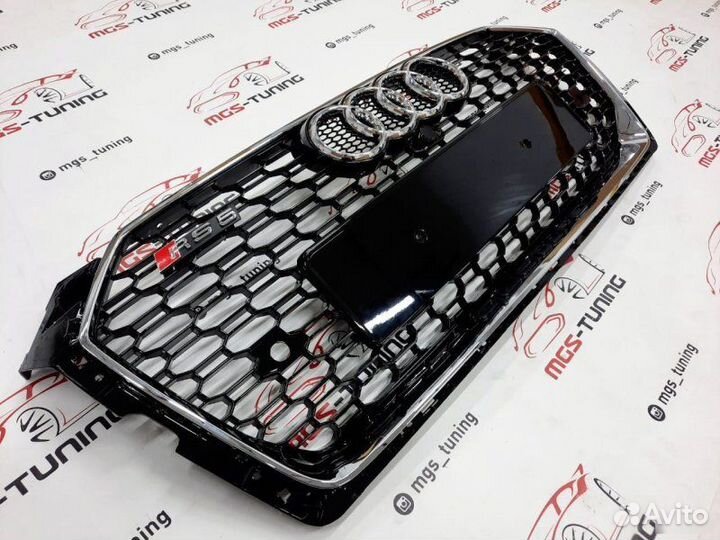 Решетка на Audi A5 в стиле RS5 16-19 гг. дизайн 4
