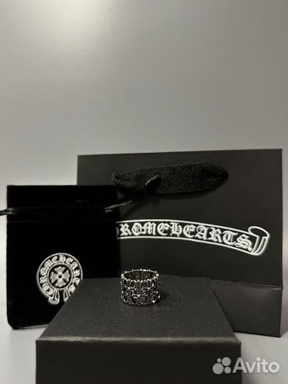 Кольцо эстетика Chrome Hearts