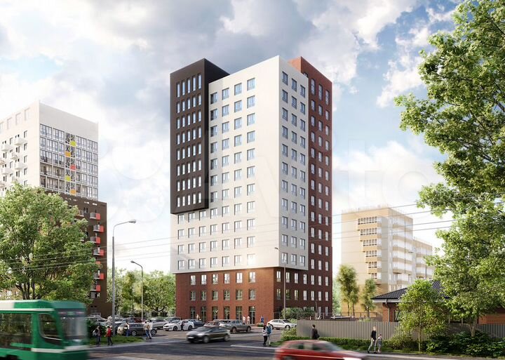 1-к. квартира, 40,2 м², 2/15 эт.