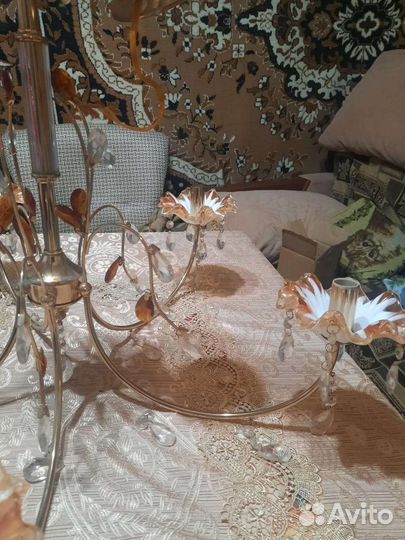 Люстра из венецианского стекла 