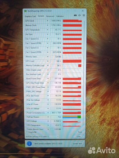 Видеокарта Asus dual rtx 3060 ti OC