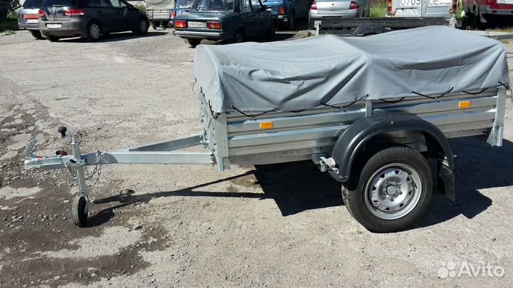 Легковой прицеп 10.012.185х123.Тент, подсв.ном. Ее