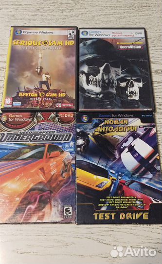 Компьютерные игры диски для пк и ps2, цена за все