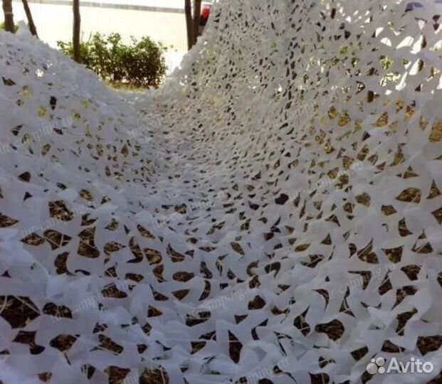 Сетка маскировочная белая (2*3) -5 штук