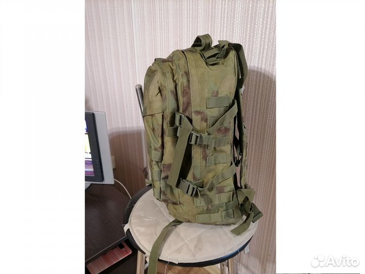 Рюкзак тактический 35л, мох. Рюкзак военный, ранец