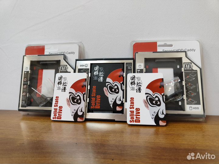 Комплект новый SSD + салазки дисковода