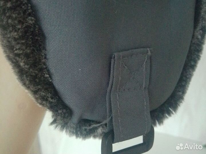 Шапка ушанка пальчиковая зимняя