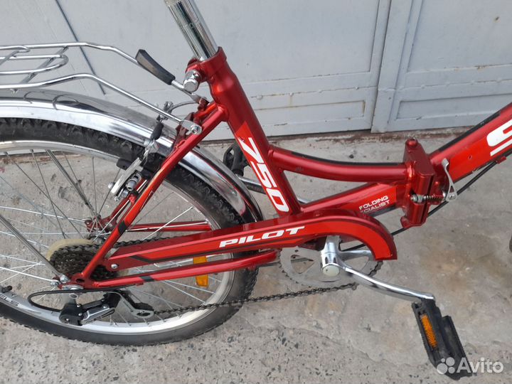 Велосипед складной скоростной24почти новый140-180