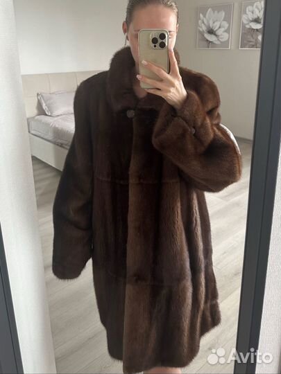 Новая норковая шуба 56 размер