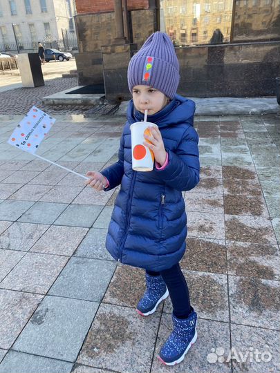 Пуховик демисезонный add р-р 4 (104)