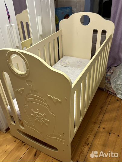 Детская кровать для новорожденных бу