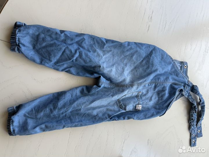 Комбинезон джинсовый летний denim H&M