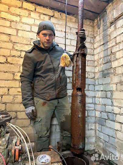 Ремонт,чистка скважин,замена насоса,диагностика