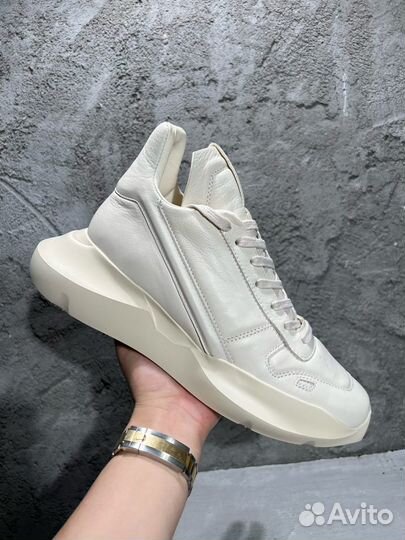 Кроссовки Rick Owens Geth Runner Milk