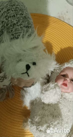 Коллекционные фарфоровые пупсы в костюмах мишек