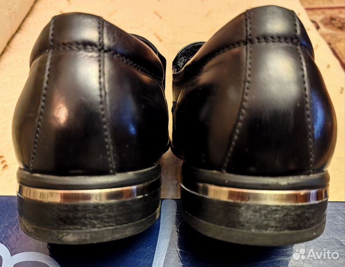 Мужские кожаные туфли 42 размер