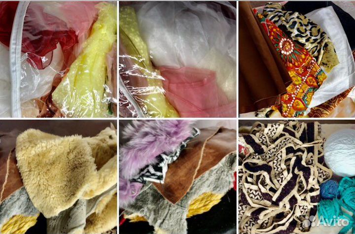 Ткань хлопок шелк капрон мех тесьма нитки