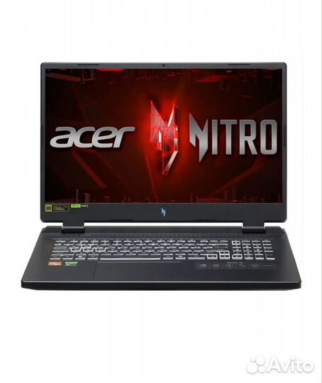 Ноутбук Acer Nitro 17 AN17-41-R9S3 черный