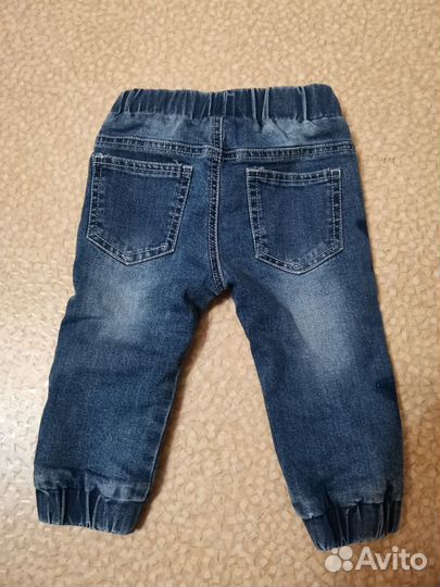 Джинсы на флисе детские