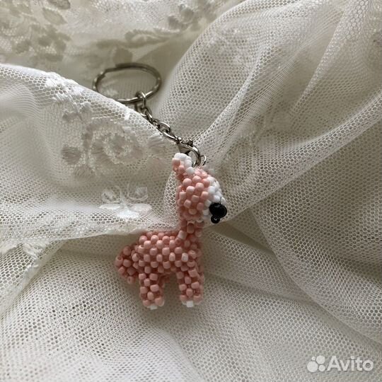 Брелок для ключей с амигуруми 