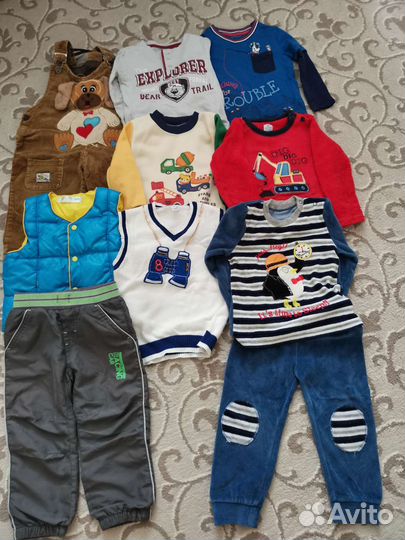 Детские вещи пакетом от 1 до 2 лет