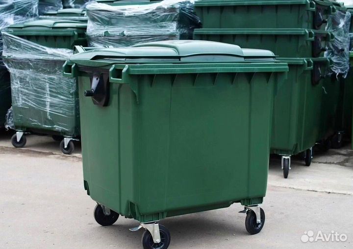 Пластиковый контейнер 1100л, 770л. Арт. 12776