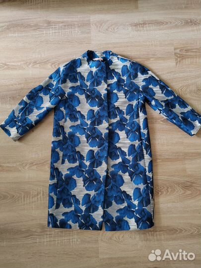 Синий плащ женский 46 (М)