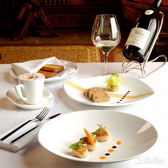 Чашка чайная «Монако Вайт» White-Sheer Steelite