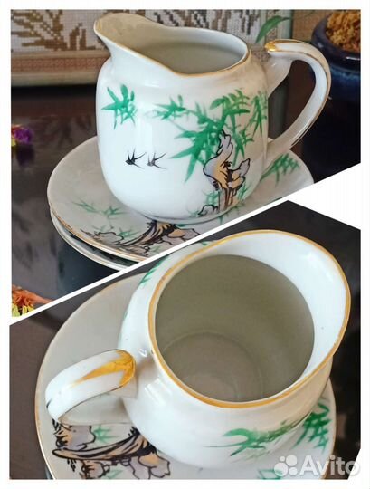 Старый Китай, молочники, кофейные пары