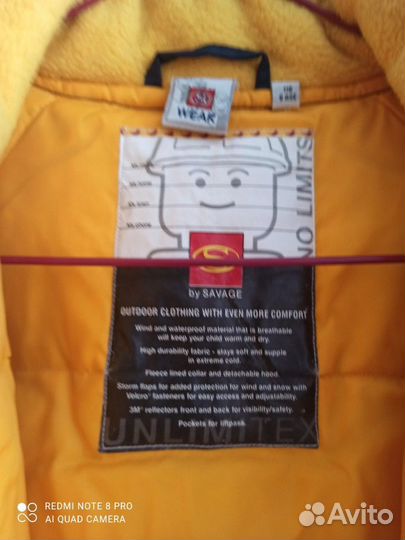 Детский зимний комбинезон