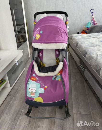 Коляска санки