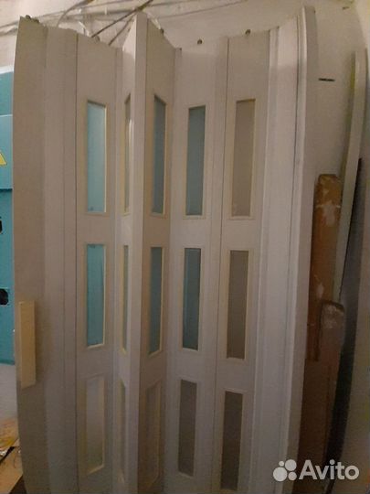Дверь гармошка пластиковая 203*83