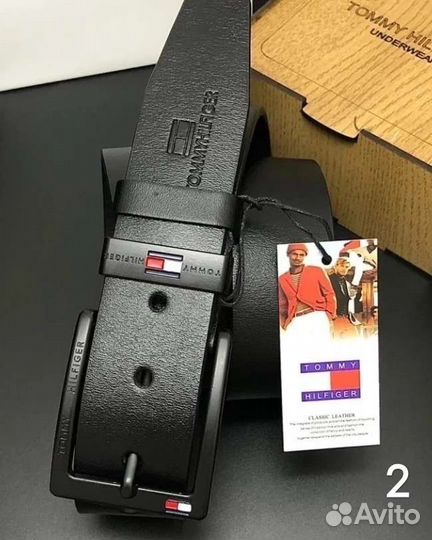 Мужской ремень из прессованной кожи