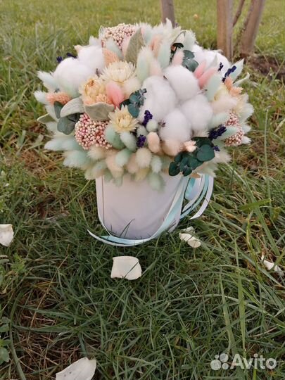 Букет из стабилизированных цветов