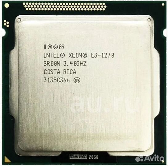 Xeon E3-1270 (Серверный вариант i7-2600)