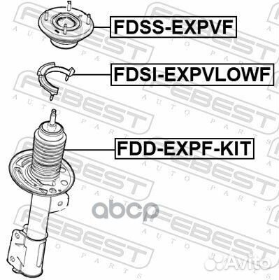 Опора переднего амортизатора, шт fdssexpvf Febest