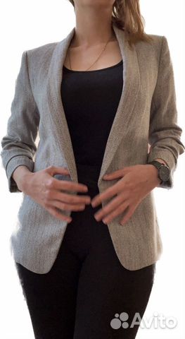 Брючный костюм женский 46 серый h&m объявление продам