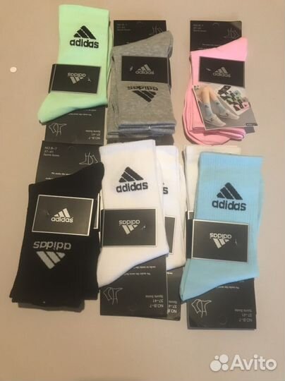 Высокие Adidas женские носки