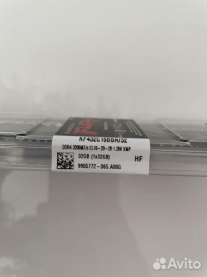 Оперативная память ddr4 kingston fury 32GB