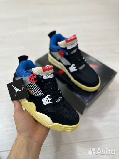 Кроссовки Air Jordan 4 Union Off-Noir (36-45)