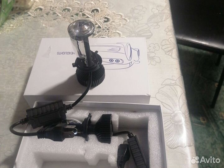 Лед лампы h4 с линзой