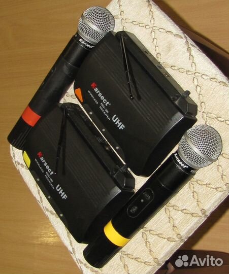 Микрофоны Karsect Pro 2шт вокальные радио KRU200