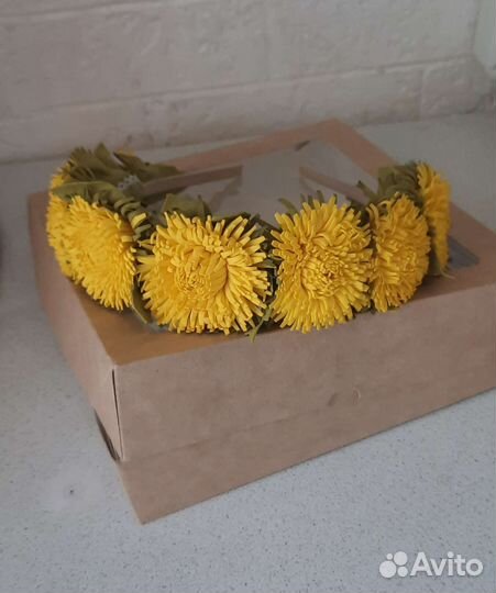 Ободок для волос ручной работы