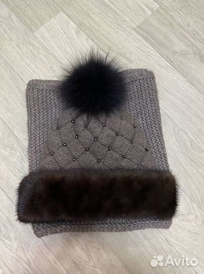 Шапка и шарф-снуд