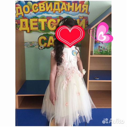 Нарядное платье для новогодних утренников и выпуск