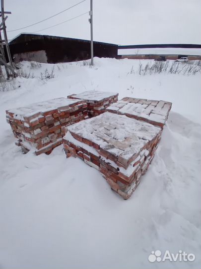 Кирпич красный бу