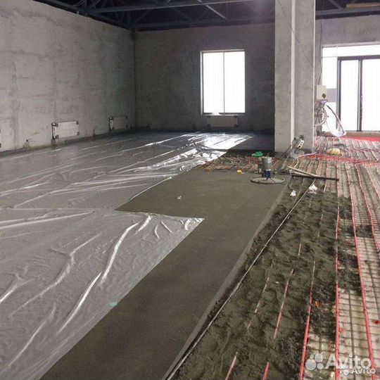 Полусухая стяжка пола